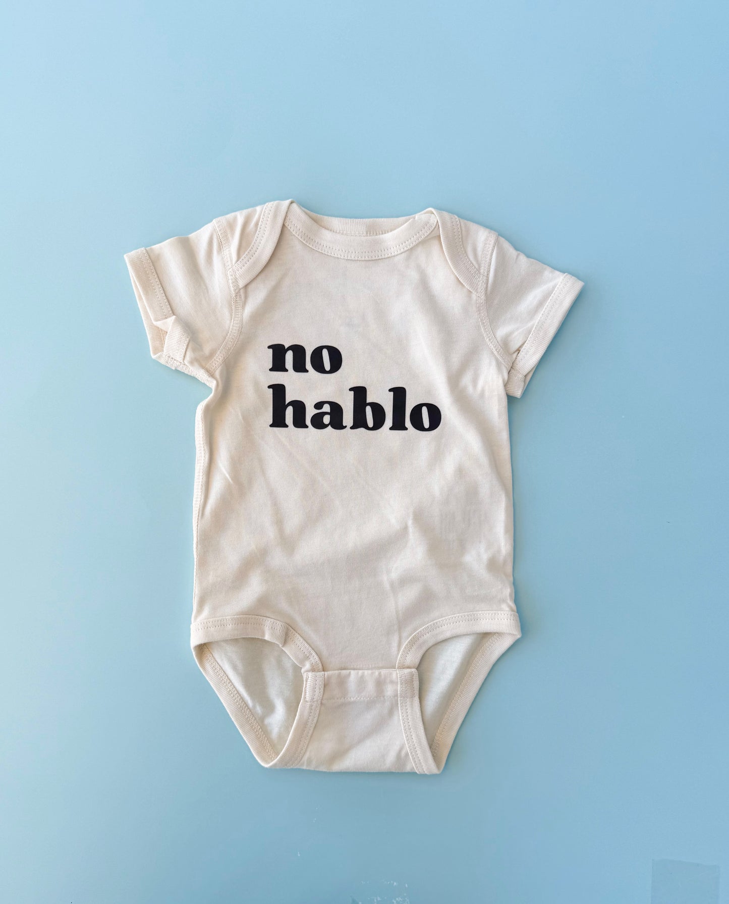 No Hablo Onesie - Natural