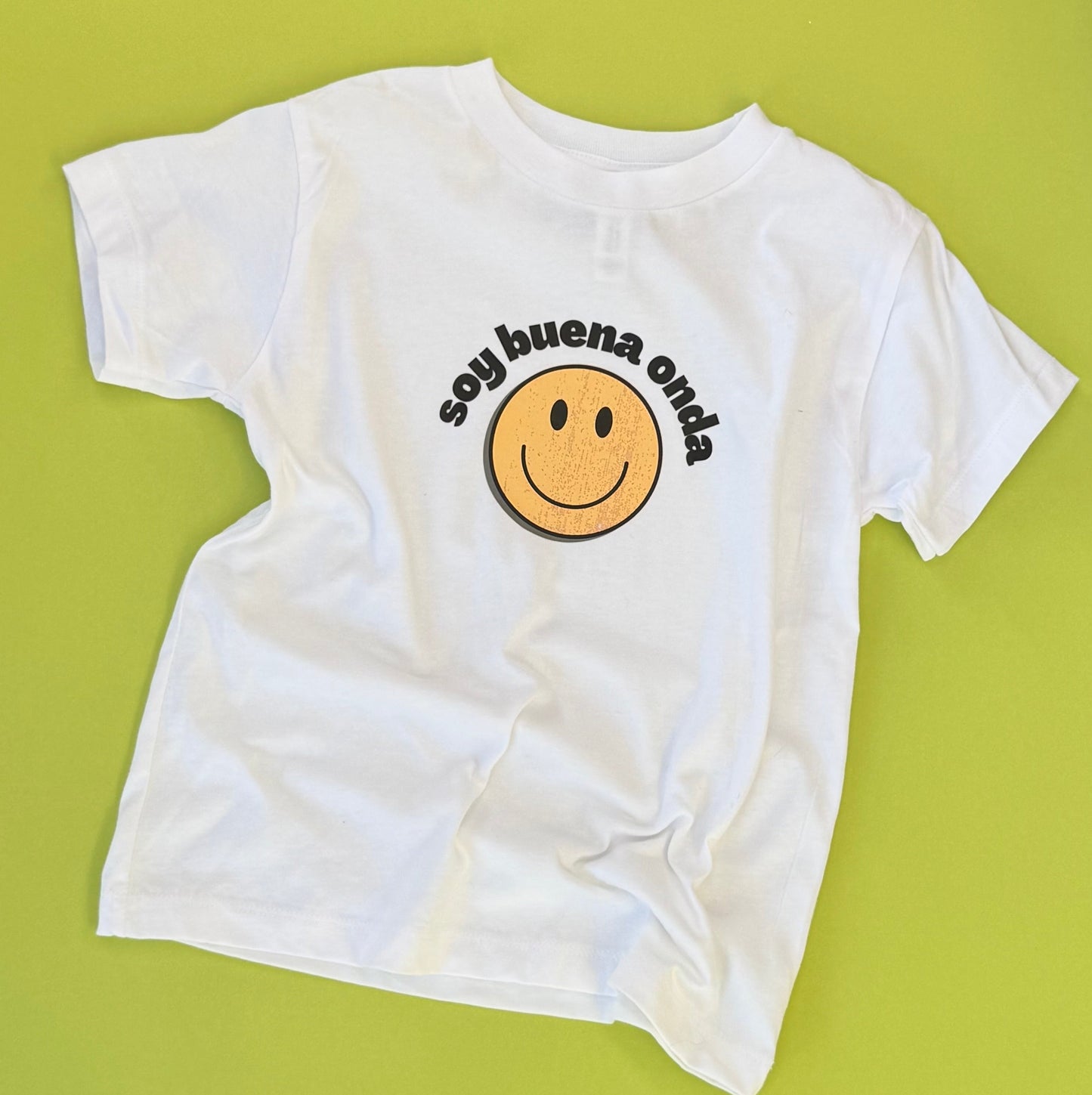 Soy Buena Onda Kids T-Shirt l White
