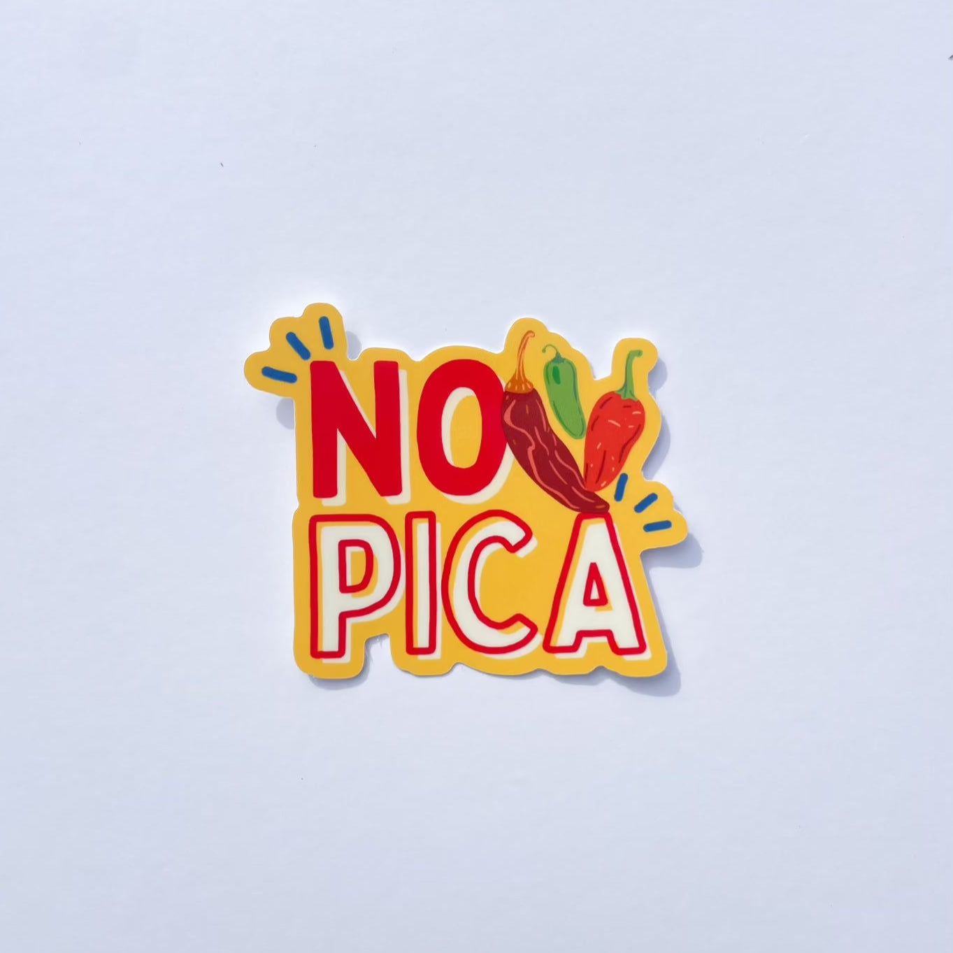 No Pica Sticker