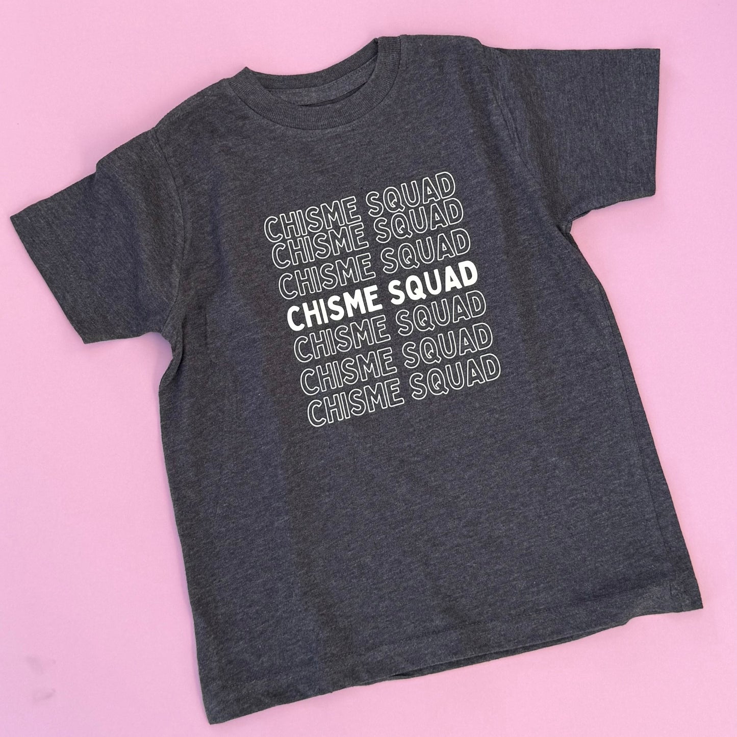 Chisme Squad Kids T-Shirt l Heather Grey