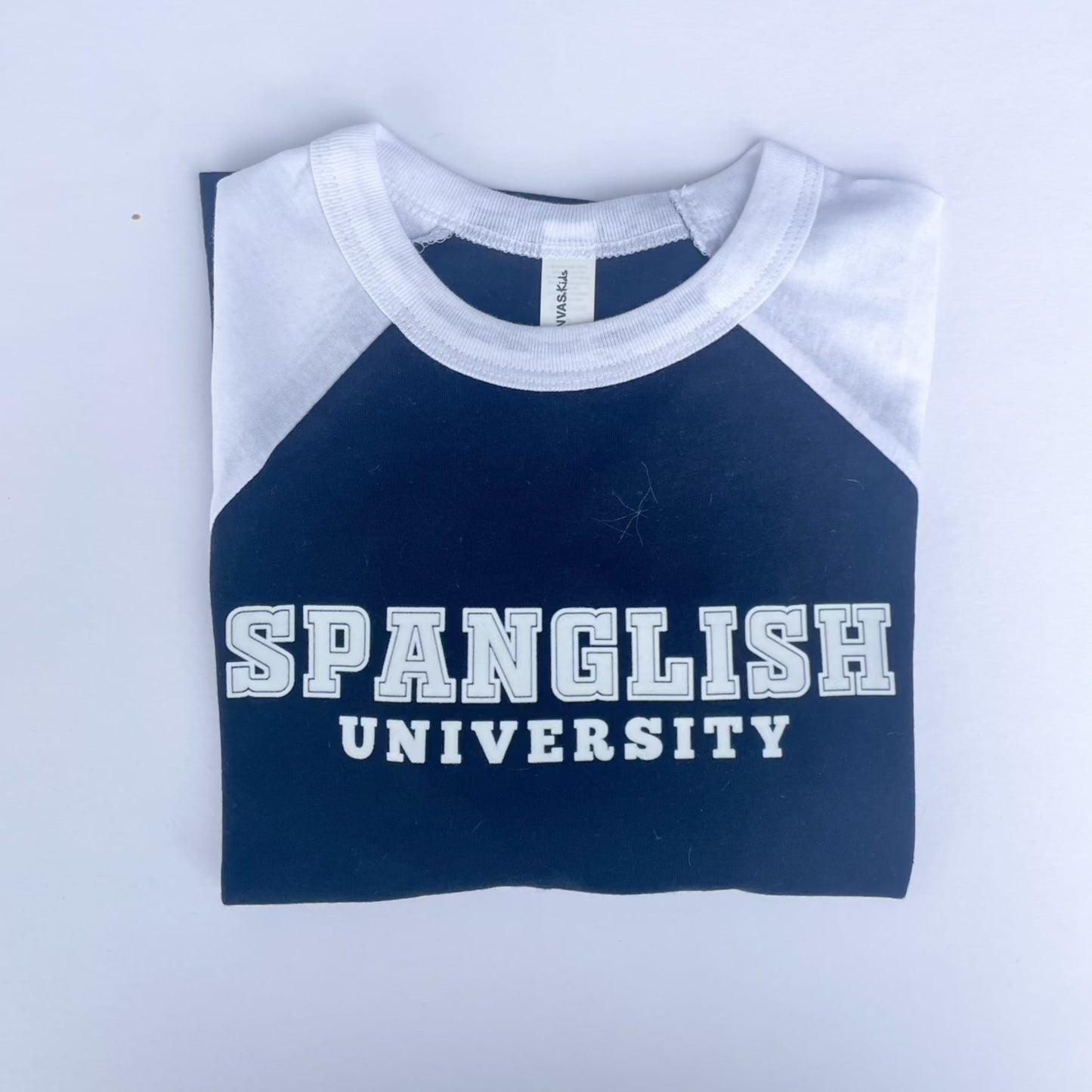 Spanglish University T-Shirt - Baseball Tee
