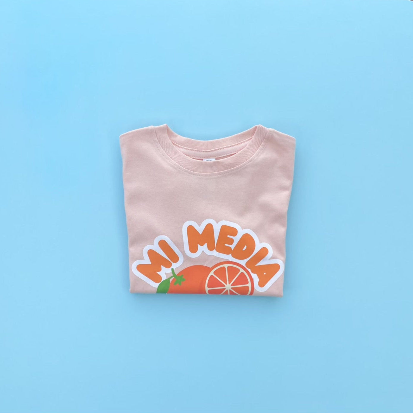 Mi Media Naranja Short Sleeve T-Shirt - Peachy