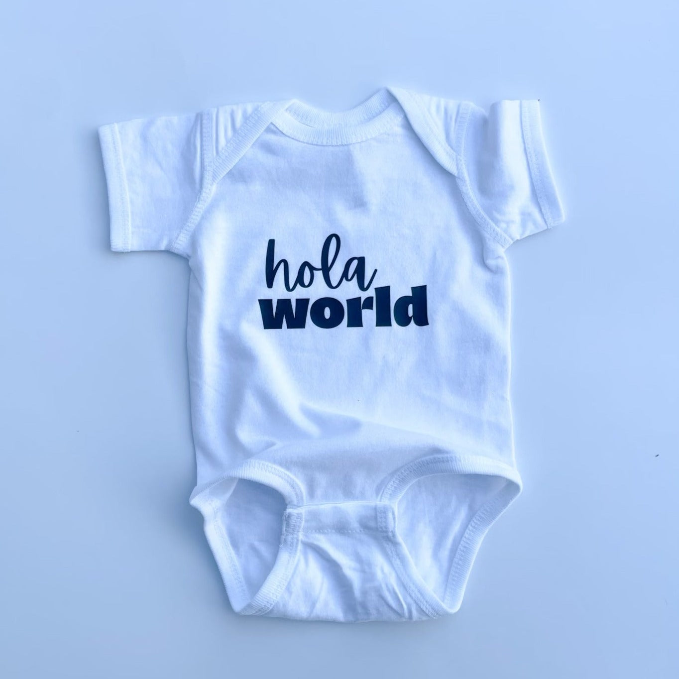 hola world onesies