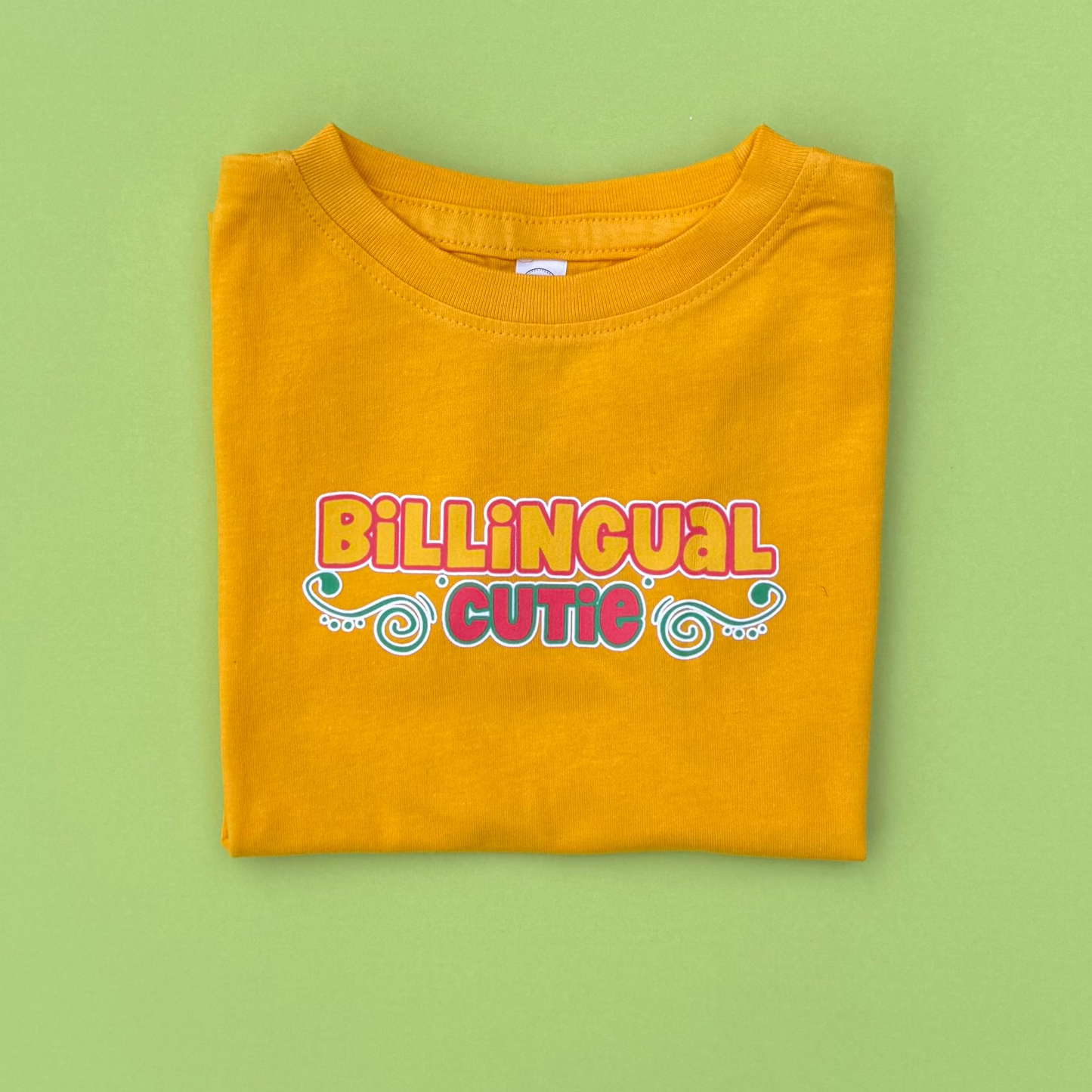 Bilingual Cutie T-Shirt | Gold