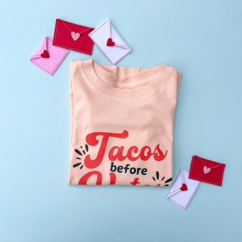 Taco before Vatos T-Shirt - Peach