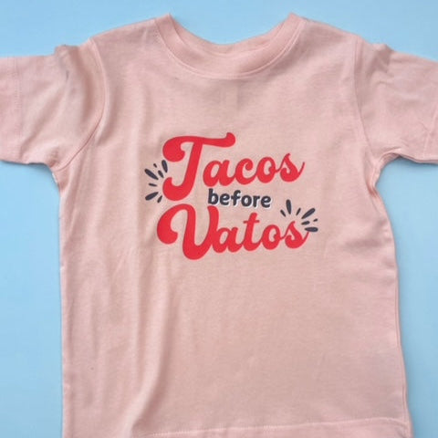 Taco before Vatos T-Shirt - Peach