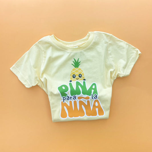 Piña para la Niña Short Sleeve T-Shirt - Butter