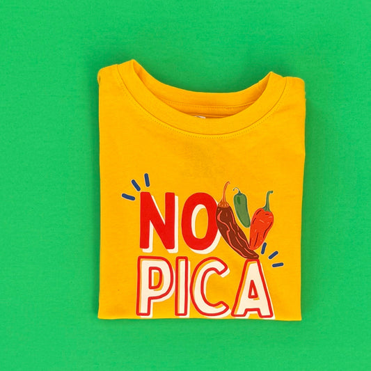 No Pica Kids T-Shirt l Gold