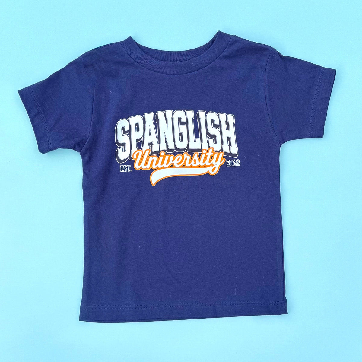 Spanglish University T-Shirt | Navy