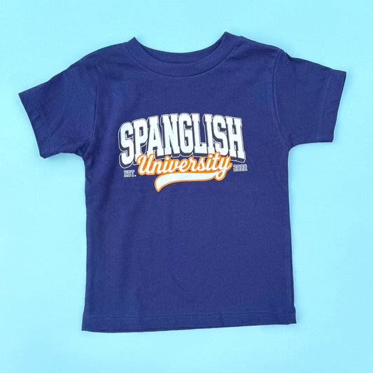 Spanglish University T-Shirt | Navy