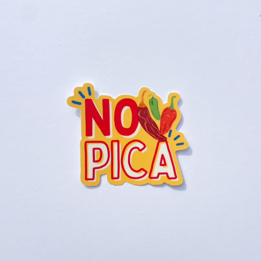 No Pica Sticker