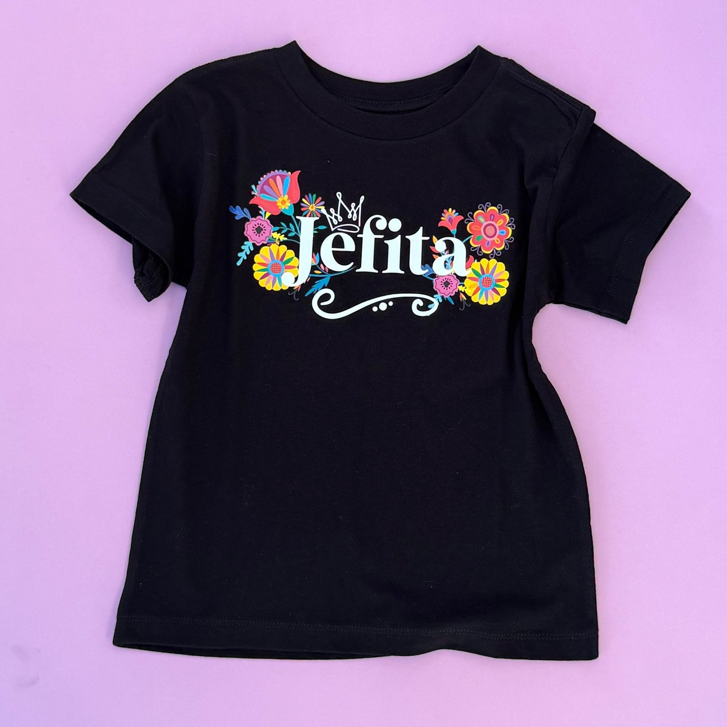 Jefita Girl Kids T-Shirt l Black