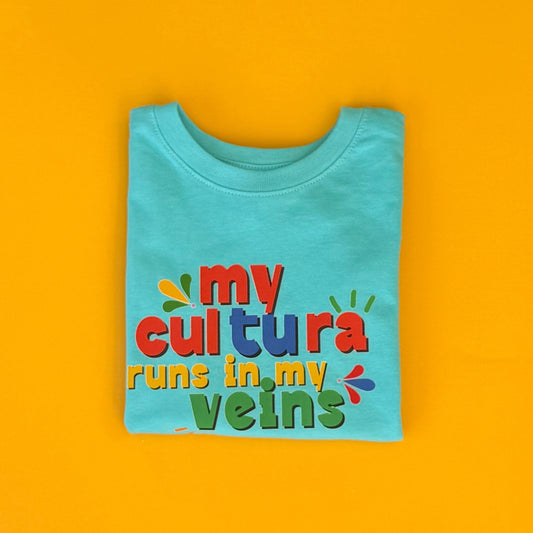 My Cultura Kids T-Shirt l Caribean Blue