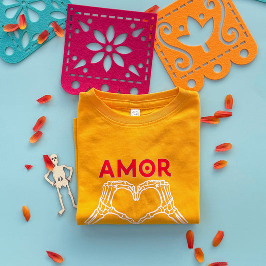 Amor Eterno T-Shirt - Gold