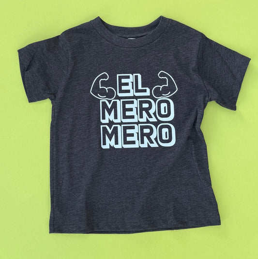El Mero Mero Kids T-Shirt l Heather Grey