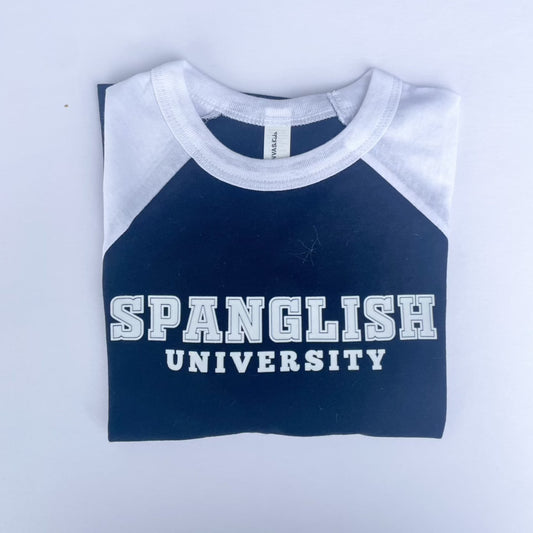 Spanglish University  T-Shirt - Baseball Tee