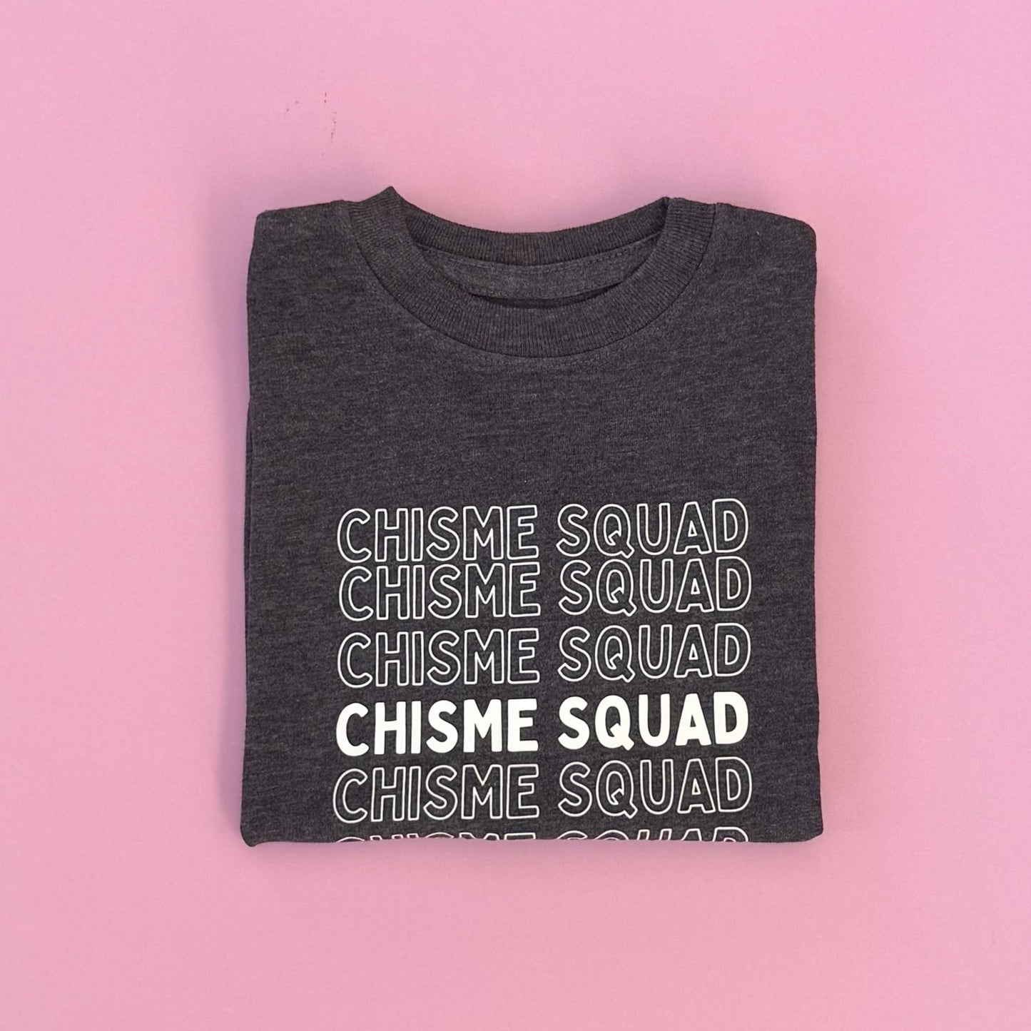 Chisme Squad Kids T-Shirt l Heather Grey