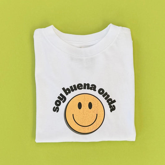 Soy Buena Onda Kids T-Shirt l White