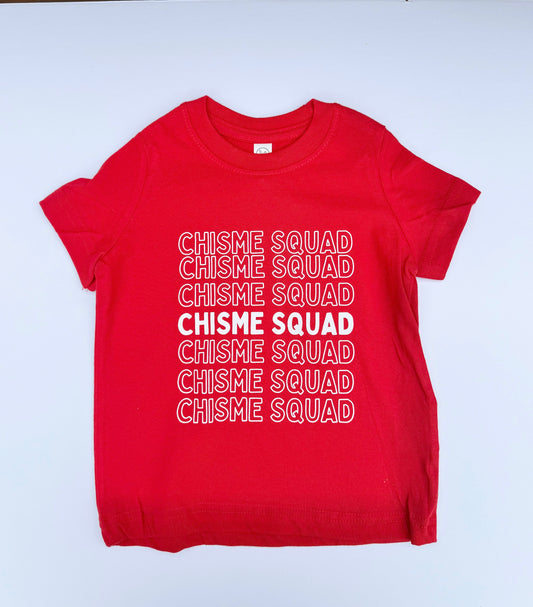 Chisme Squad - Short Sleeve T Shirt - Red
