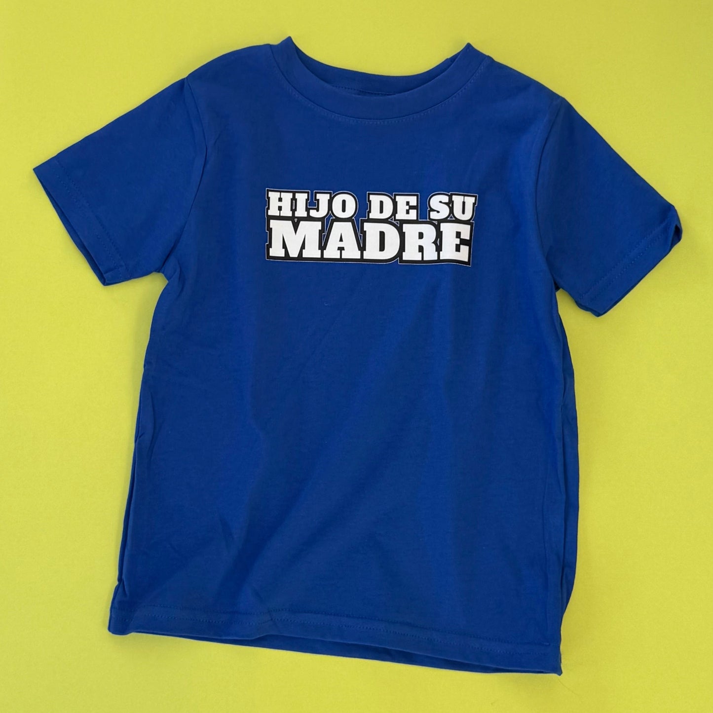 Hijo de su Madre Kids T-Shirt l Royal Blue