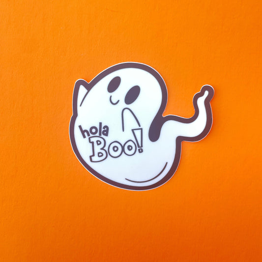 Hola Boo Sticker