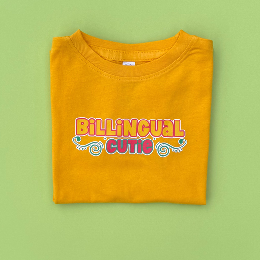 Bilingual Cutie T-Shirt | Gold