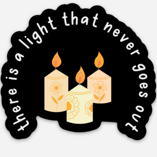there is a light sticker